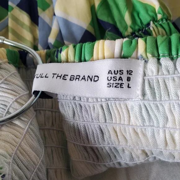 Faithfull the Brand Falabelle tiered checked cotton-poplin midi dress Size L - Picture 4 of 13